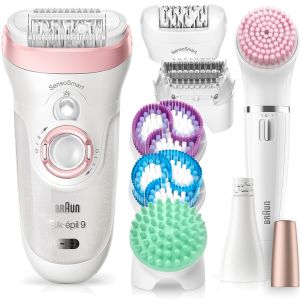 Depilator BRAUN Silk-epil 9 + Face do twarzy + SPA Beauty Set Pack Extreme