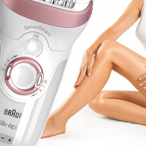 Depilator BRAUN Silk-epil 9 FG Face Extreme Pack + golarka + trymer bikini - 10