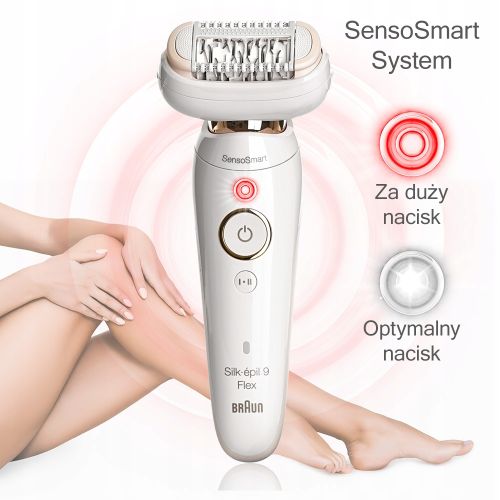 Depilator BRAUN Silk-epil 9 Flex 360° 3D Wet&Dry SensoSmart + golarka + SPA - 3