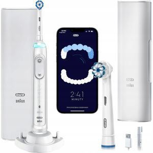 Szczoteczka elektryczna Oral-B BRAUN Genius X 20100s AI + Travel Luxe Case