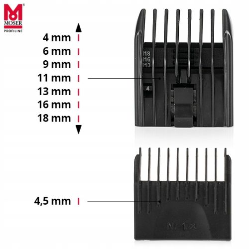 Profesjonalna maszynka do strzyżenia włosów MOSER 1400 + regulowana nasadka - 12
