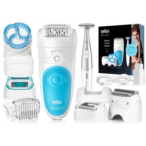 DEPILATOR BRAUN Silk-epil 5 SensoSmart WET&DRY + SPA + GOLARKA + TRYMER 4w1 - 2