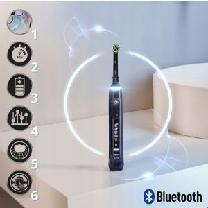 SZCZOTECZKA ELEKTRYCZNA BRAUN ORAL-B GENIUS X PREMIUM PRO AI MIDNIGHT BLACK - 2